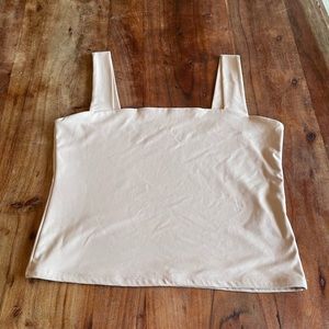 Abercrombie and Fitch nude cropped tank size XL